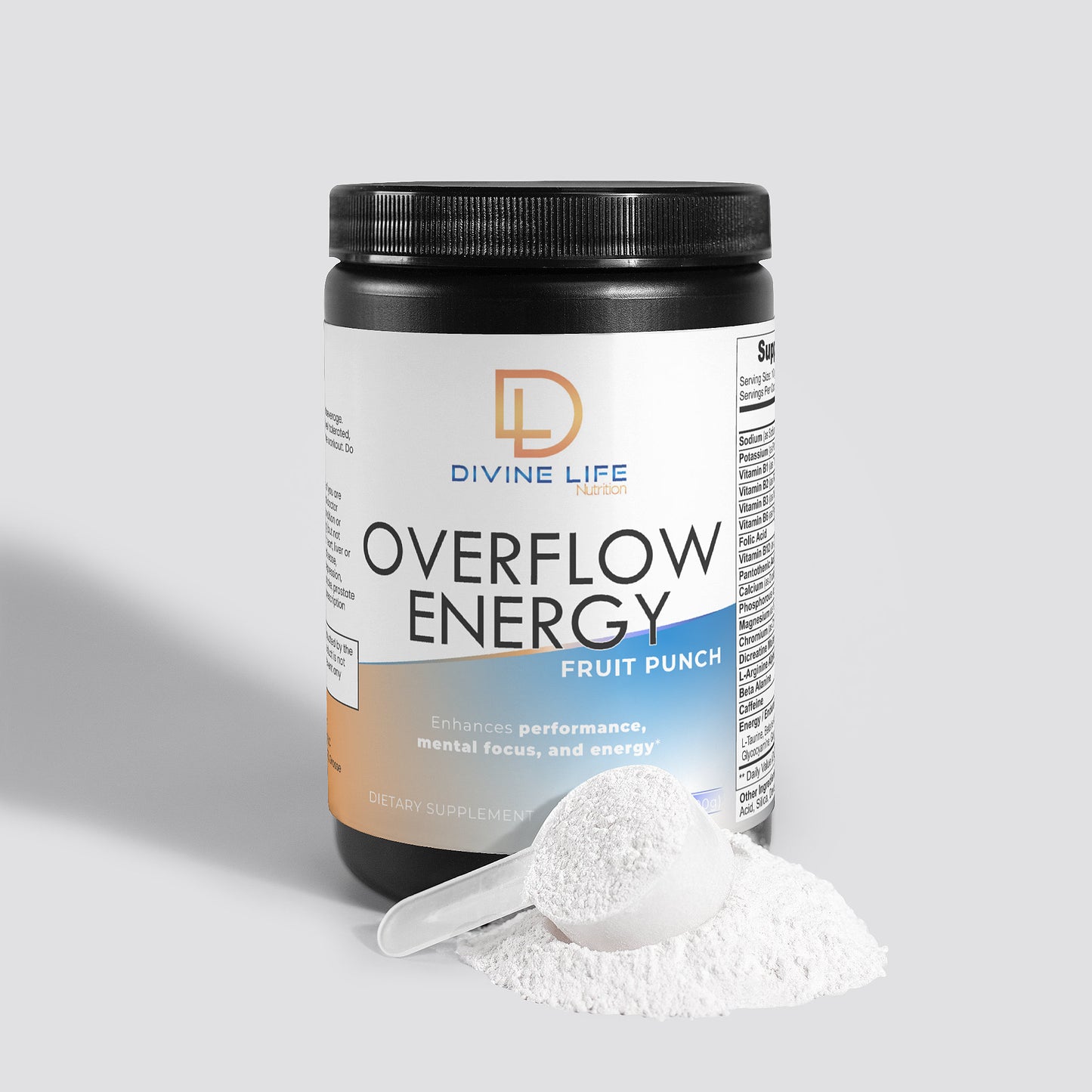 Overflow Energy (Pre-Workout Powder- Fruit Punch)