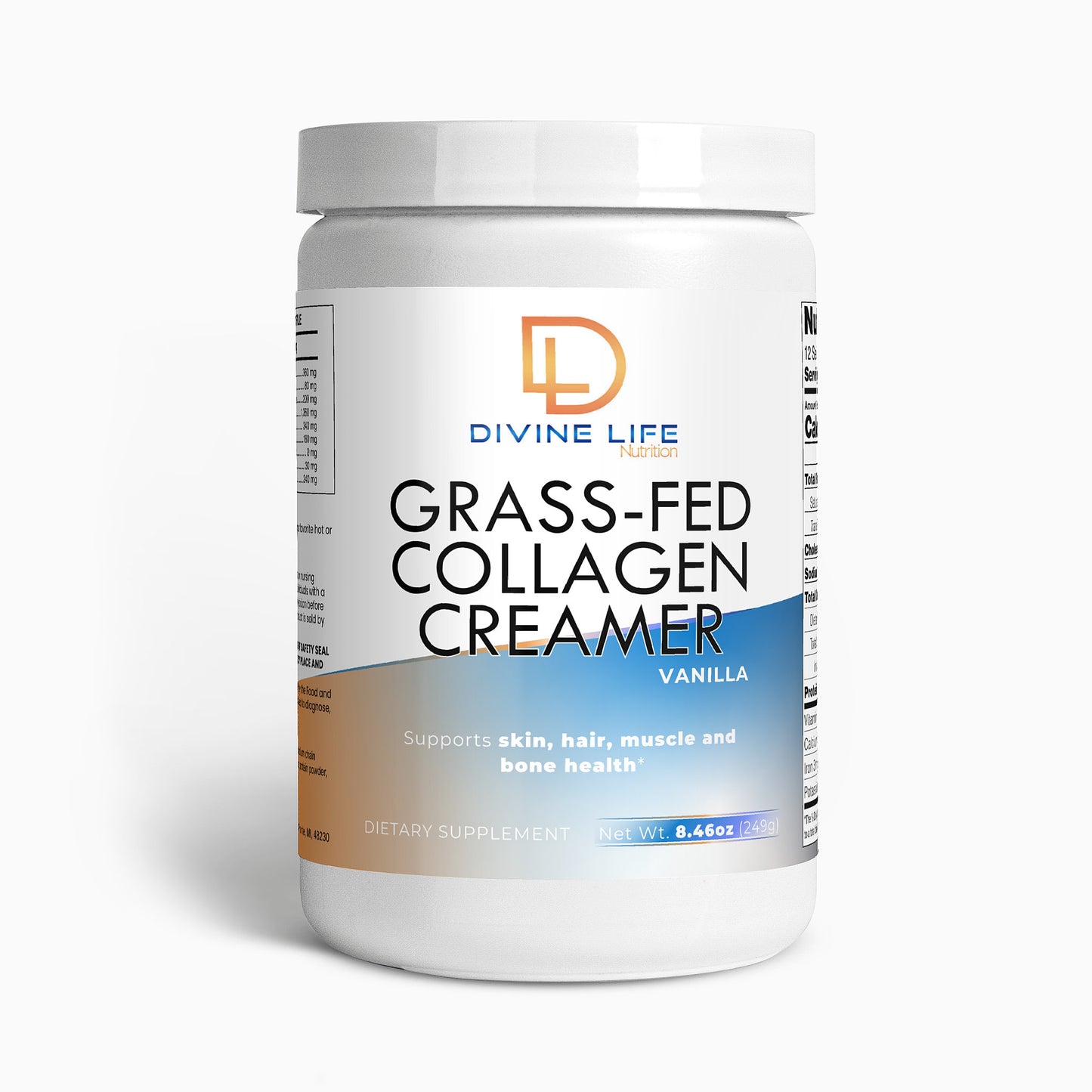 Grass-Fed Collagen Creamer (Vanilla)